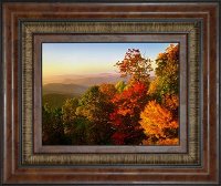Blue Ridge Mountain from Bluff Mountain Framed Wall Art