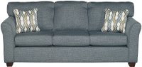 Casual Contemporary Blue Sofa Bed - Wall St.