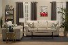 Casual Contemporary Ivory Sofa - Wall St. -2