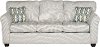Ivory Casual Contemporary Sofa - Wall St.
