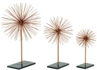 15 Inch 3D Metal Copper Star Decor