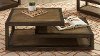 Smokey Tan Modern Wood Coffee Table - Bennett