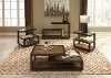 Smokey Tan Modern End Table - Bennett-2