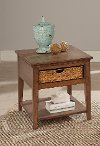 Modern Sunset Brown End Table - Cove Creek
