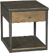 Industrial Brown End Table- Creston Creek