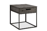 Weathered Charcoal Claremont Rectangle End Table