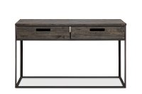 Weathered Charcoal Rectangle Sofa Table - Claremont Collection