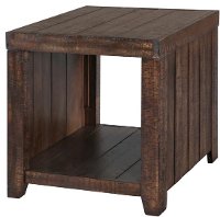 Rustic Rectangular End Table - Caitlyn