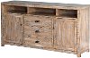 66 Inch Weathered Brown TV Stand - Brenton