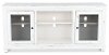 68 Inch Distressed White TV Stand - Willow