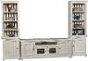 Distressed White 3 Piece Rustic Entertainment Center - Willow