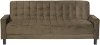 Java Brown Microfiber Full Sofa Bed - Lifestyle