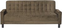 Java Brown Microfiber Full Sofa Bed - Lifestyle