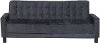 Black Microfiber Full Sofa Bed - Lifestyle-1