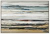 Multi Color Swathe Canvas Framed Wall Art