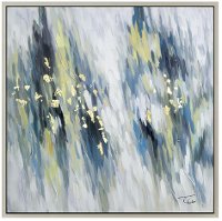 Multi-Color Duality Framed Canvas Wall Art