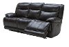 Blackberry Leather-Match Power Reclining Living Room Set - K-Motion -4