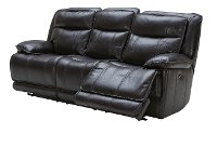 Blackberry Leather-Match Power Reclining Living Room Set - K-Motion -4