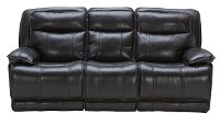 Blackberry Leather-Match Power Reclining Living Room Set - K-Motion -5