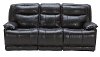 Blackberry Leather-Match Power Reclining Sofa & Loveseat - K-Motion -5
