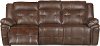 Tobacco Brown Power Reclining Sofa - Wyatt