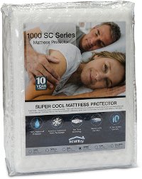 10YR-1000SC-TWIN SuperCool Twin Mattress Pad and 10-Year Limited Protection Plan - 1000 SC