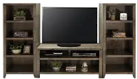 Joshua Creek Rustic Brown 3 Piece Simple Entertainment Center