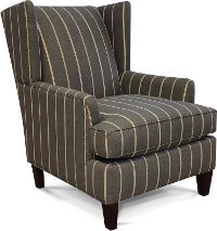 Pewter Gray Accent Wing Chair - Hilleary