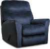 Midnight Blue Rocker Recliner - Cossette