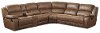Badlands Saddle Brown 6 Piece Reclining Sectional Sofa - Charlotte-2