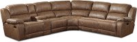 Badlands Saddle Brown 6 Piece Reclining Sectional Sofa - Charlotte-2