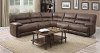 Cognac Brown 5 Piece 2x Power Reclining Sectional - Kharma