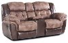 Brown Power Reclining Loveseat - Frontier
