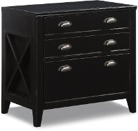 Black Country Rustic Lateral File Cabinet