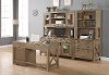 62 Inch Contemporary Light Brown TV Stand-2