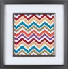 Multi-Color Chevron Colours III Framed Wall Art