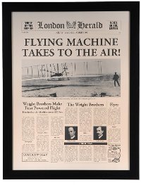 'Flying Machine' Framed Wall Art