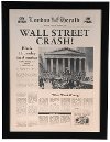 Wall Street Crash Framed Wall Art