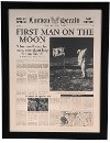 First Man On The Moon Framed Wall Art