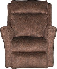 Pecan Brown Manual Rocker Recliner - Radiate