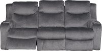 Dusk Gray Power Reclining Sofa - Marvel