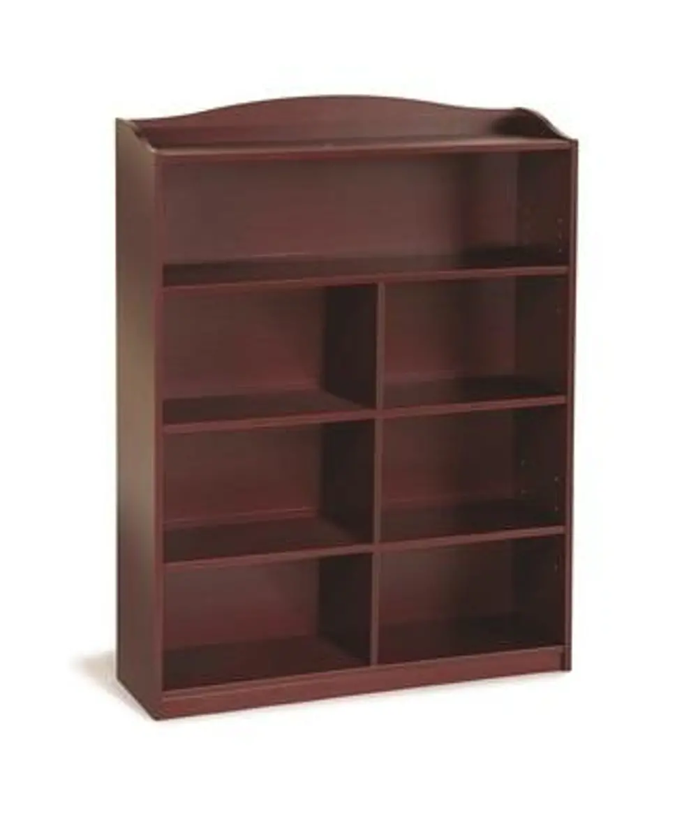 Cherry 5-Shelf Bookshelf -1