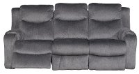 Dusk Gray Power Reclining Living Room Set - Marvel