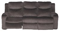 Coffee Brown Power Reclining Sofa & Console Loveseat - Marvel