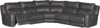 Dazzle Slate Gray 5-Piece Power Reclining Sectional