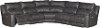 Slate Gray 5 Piece Power Reclining Sectional - Dazzle