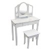 Vanity & Stool - Classic White