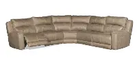 Dazzle Taupe 5 Piece Power Reclining Sectional