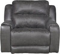 Slate Gray Power Recliner - Dazzle