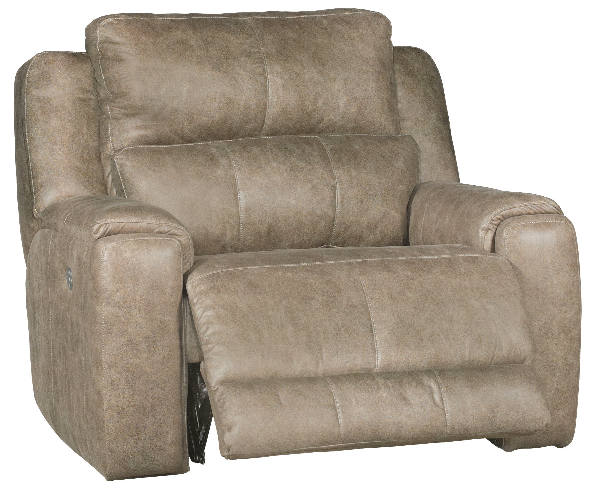Vintage Taupe Power Recliner - Dazzle-2